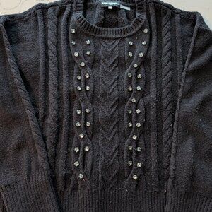 Black Karl Lagerfeld sweater, size XL